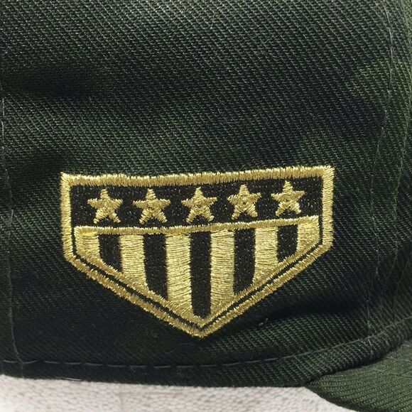 New Era Chicago Cubs Armed Forces Memorial Day Camo 59FIFTY Fitted Hat Sz 7 - Picture 8 of 16
